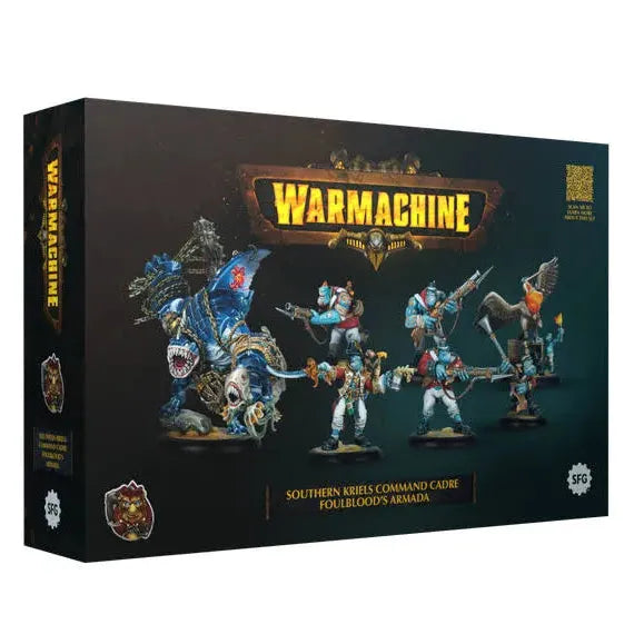 Warmachine Southern Kriels Command Cadre Foulblood's Armada