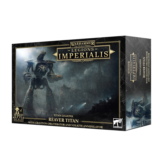 PRE ORDER | The Horus Heresy - Legion Imperialis: Reaver Titan with Graviton Obliterator and Volkite Annihilator