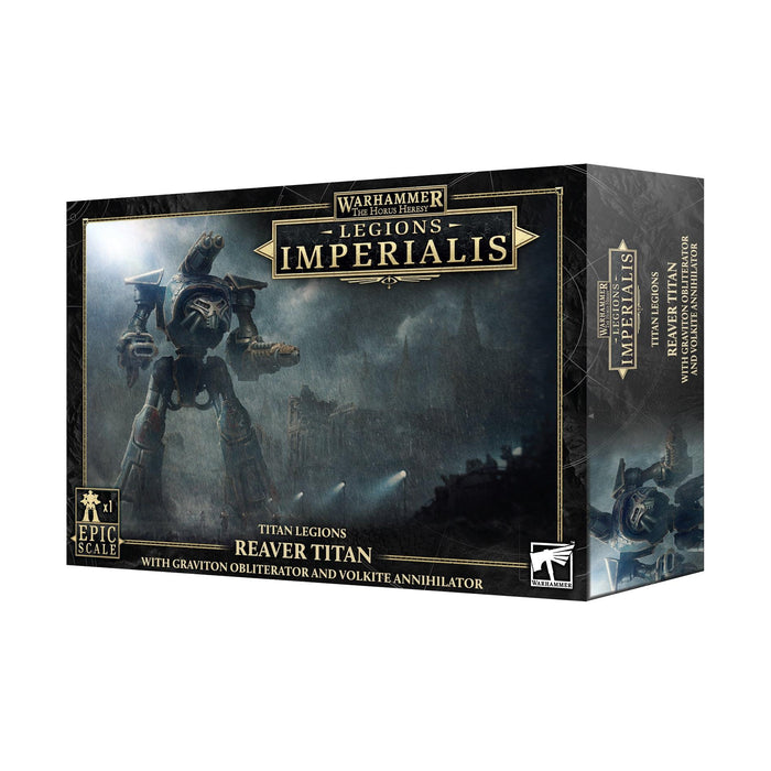 PRE ORDER | The Horus Heresy - Legion Imperialis: Reaver Titan with Graviton Obliterator and Volkite Annihilator