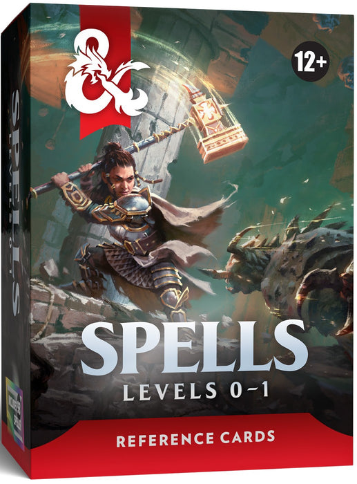 D&D Reference Cards: Spells 1 (Levels 0-1)