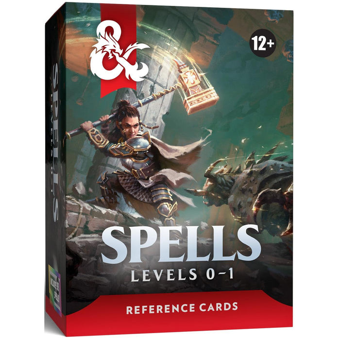 D&D Reference Cards: Spells 1 (Levels 0-1)
