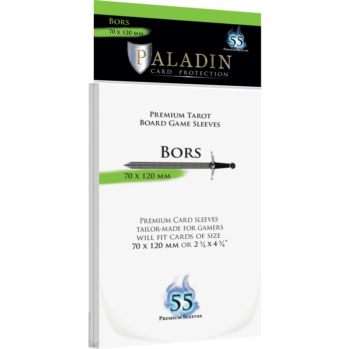 Paladin Sleeves: Bors (Tarot) 70 x 120mm, 55ct