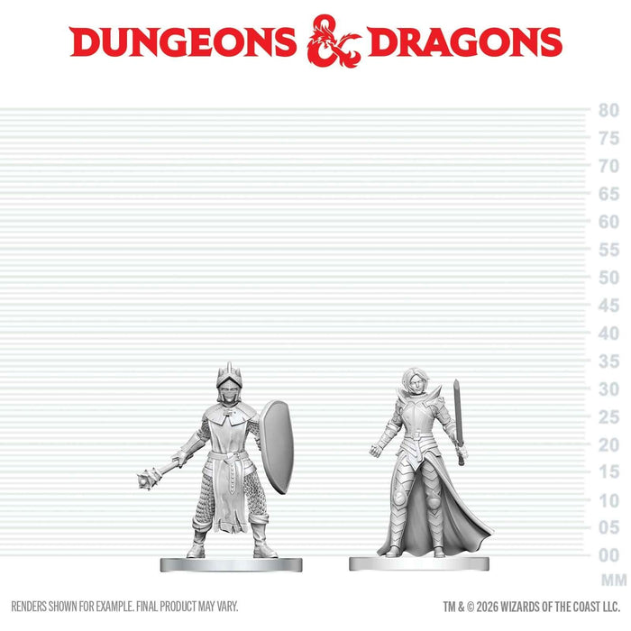 D&D Nolzur's Marvelous Miniatures: Wave 29 - Black Gauntlet & Zhentilar Paladin of Bane