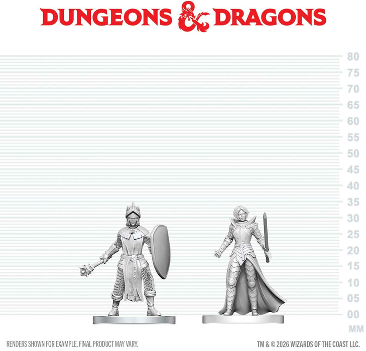 D&D Nolzur's Marvelous Miniatures: Wave 29 - Black Gauntlet & Zhentilar Paladin of Bane
