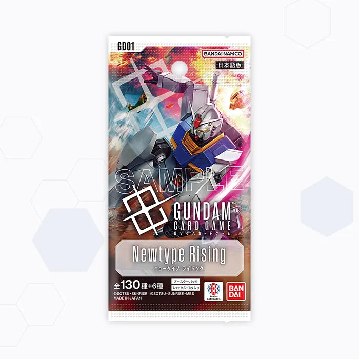 Gundam Card Game: GD-01 Newtype Rising Booster Box (24 Packs Gundam Card Game: GD-01 Newtype Rising Booster Box (24 Packs