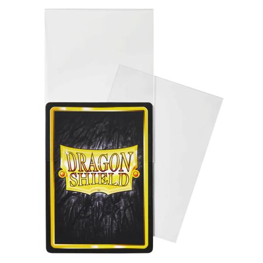 Dragon Shield: Reinforced Thickness Perfect Fit Card Sleeves - Standard Size, Thick Inner Clear 100ct