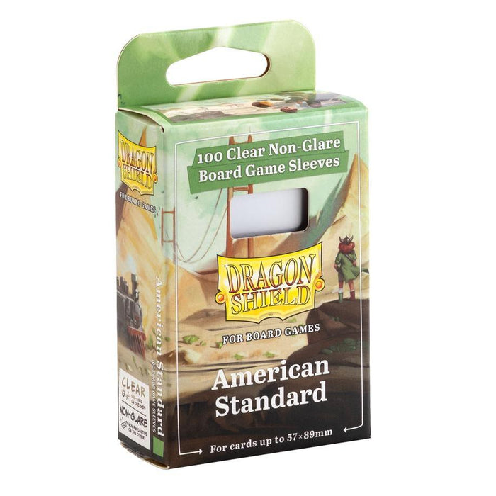 Dragon Shield: Non-Glare Board Game Sleeves - American Standard, 100ct