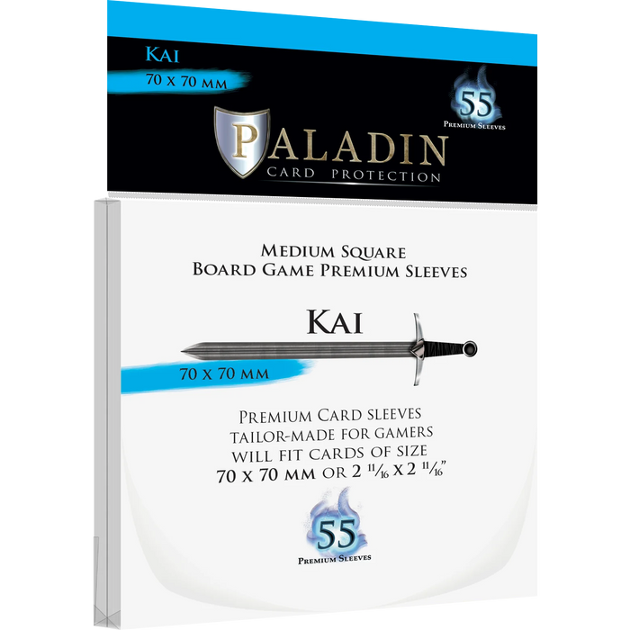 Paladin Sleeves: Kai 70 x 70mm, 55ct