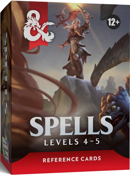 D&D Reference Cards: Spells 3 (Levels 4-5)