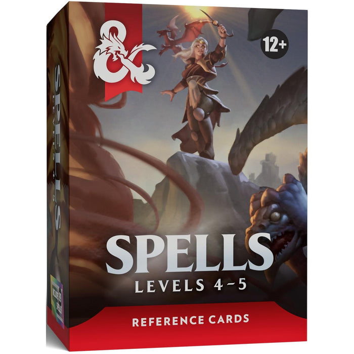 D&D Reference Cards: Spells 3 (Levels 4-5)