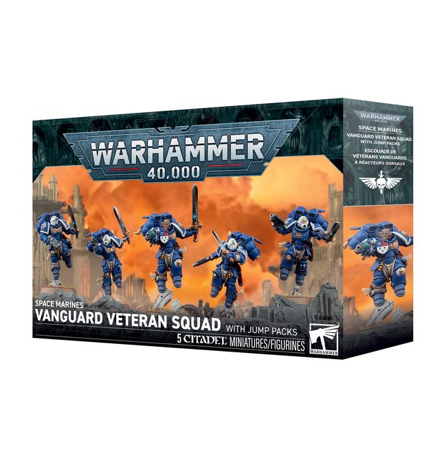 PRE-ORDER | Space Marines: Vanguard Veteran Squad with Jump Packs