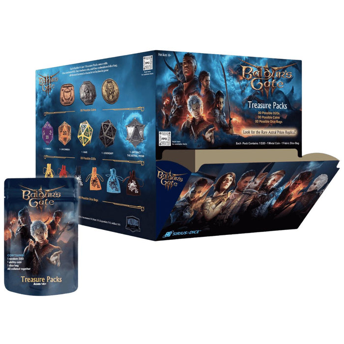 Sirius Dice: D&D Baldur's Gate 3 - Treasure Pack Dice Sets