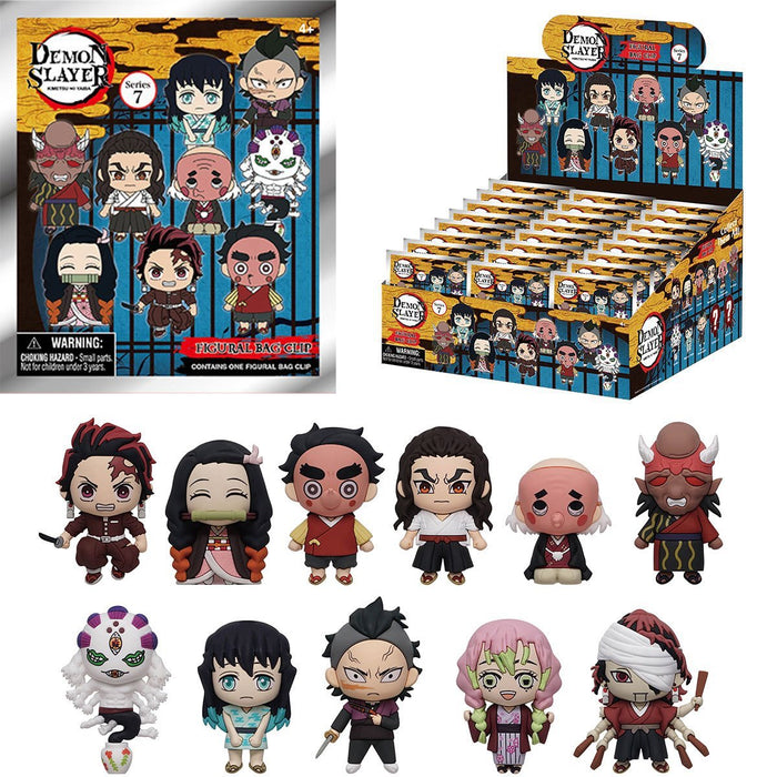Demon Slayer 3D Foam Bag Clip Blind Pack - Series 7