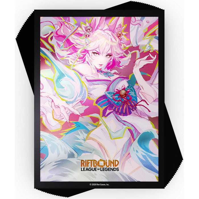 Riftbound League of Legends TCG: Spiritforged Art Card Sleeves - Spirit Blossom Ahri (100ct)