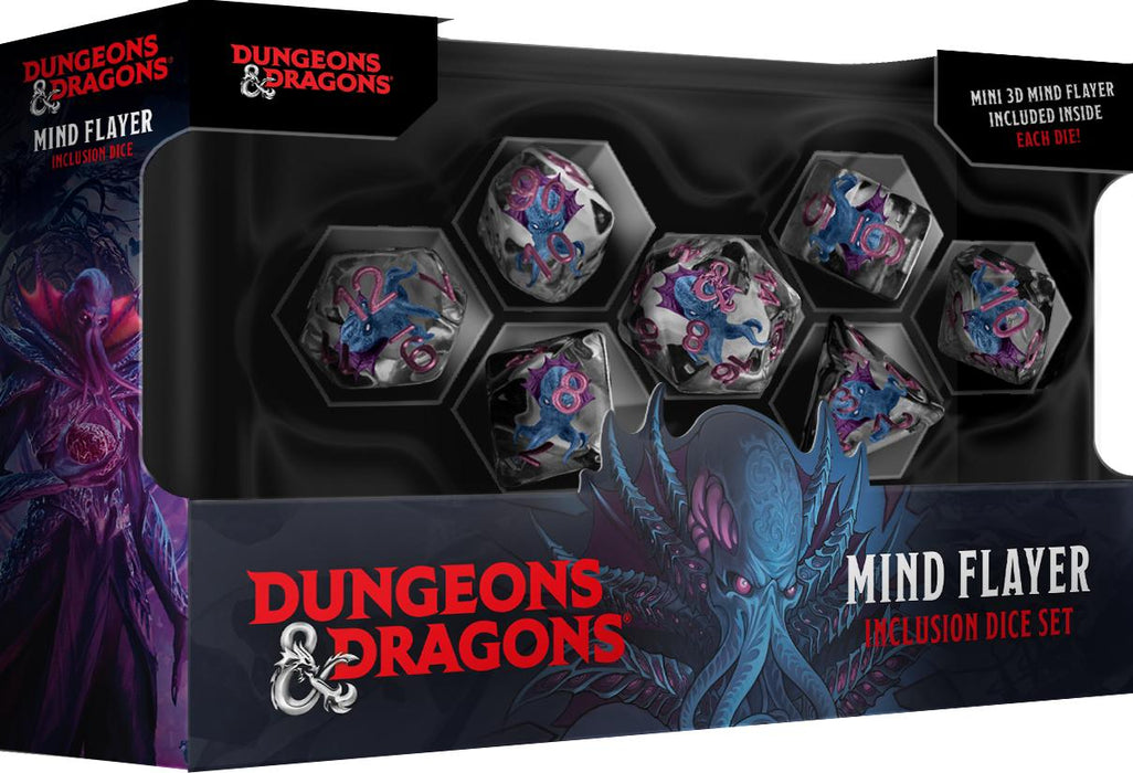 FanRoll D&D: Mind Flayer Resin Dice Set