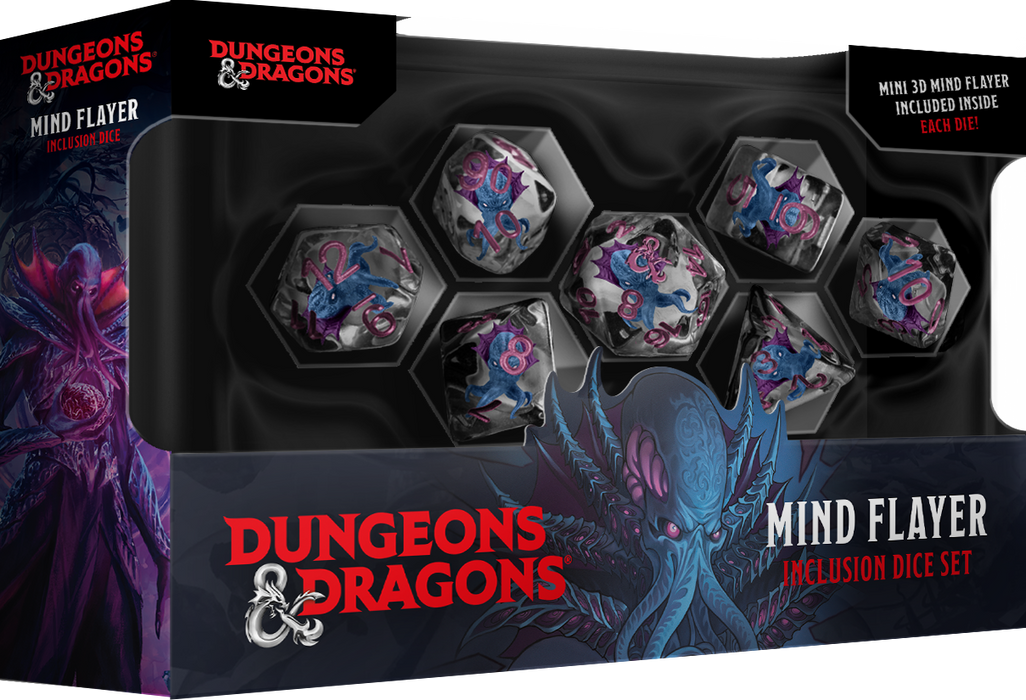 FanRoll D&D: Mind Flayer Resin Dice Set