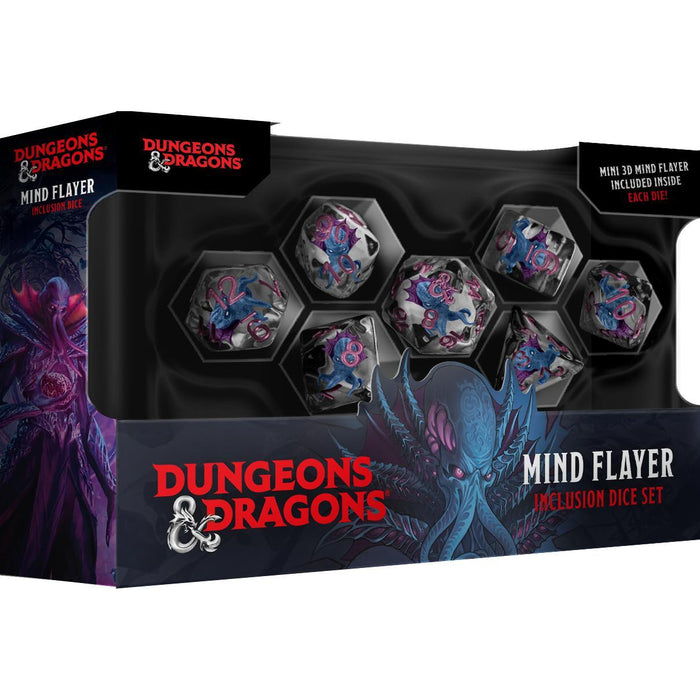 FanRoll D&D: Mind Flayer Resin Dice Set