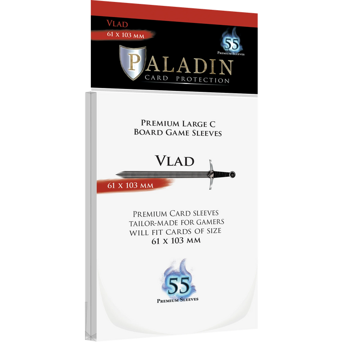 Paladin Sleeves: Vlad 61 x 103mm, 55ct