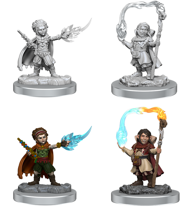 D&D Nolzur's Marvelous Miniatures: Wave 20 - Halfling Wizards