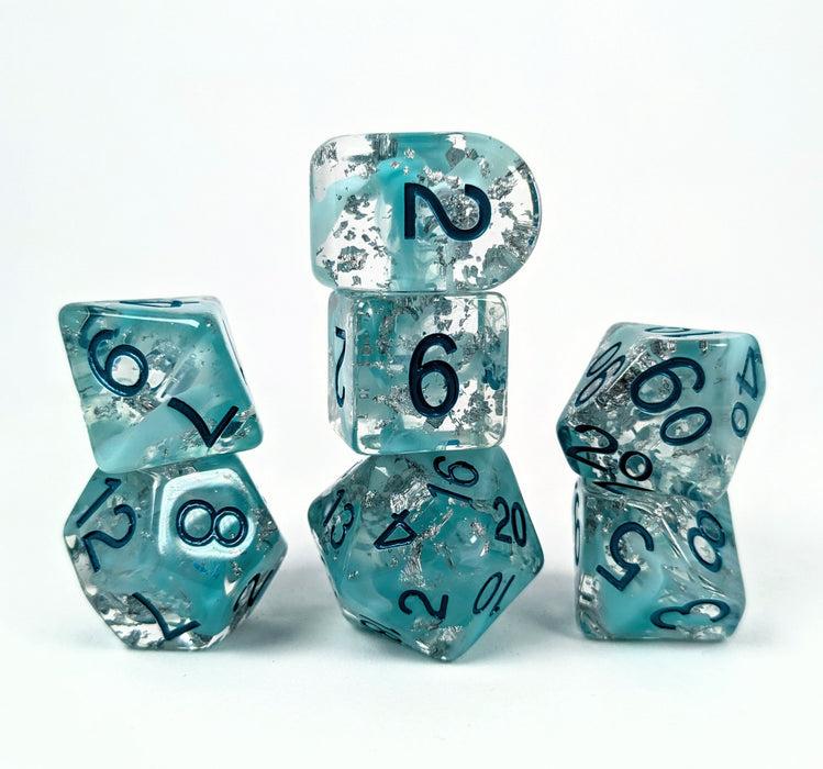 Role 4 Initiative Set of 7 Dice with Arch'D4: Arctic Blast