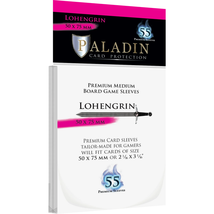 Paladin Sleeves: Lohengrin 50 x 75mm, 55ct