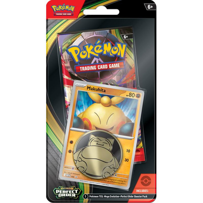 Pokemon Mega Evolution: ME03 Perfect Order - Checklane Blister - Makuhita