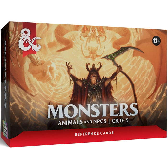 D&D Reference Cards: Monsters - Animals and NPCs (CR 0-5)
