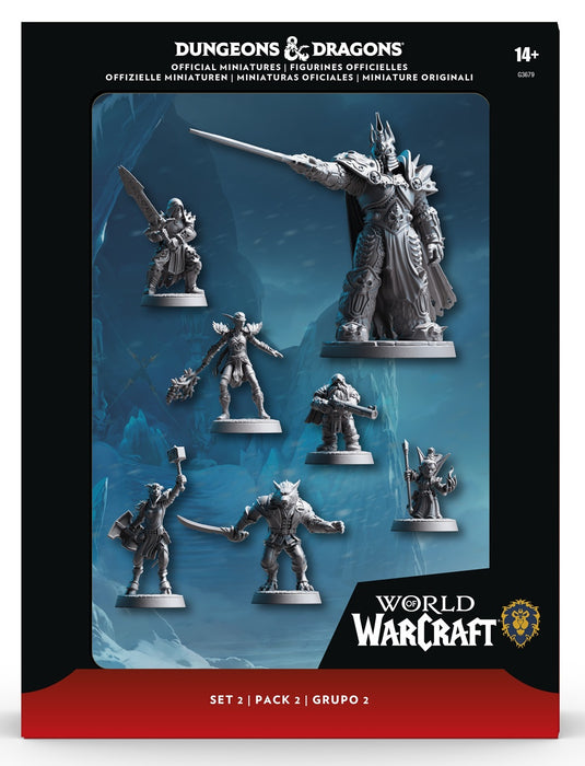 PRE-ORDER | D&D: World of Warcraft Unpainted Miniatures - Alliance Pack