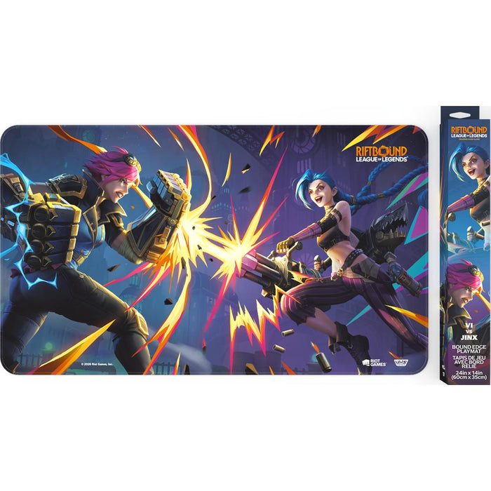 Riftbound League of Legends TCG: Vendetta Playmat - Vi Vs Jinx