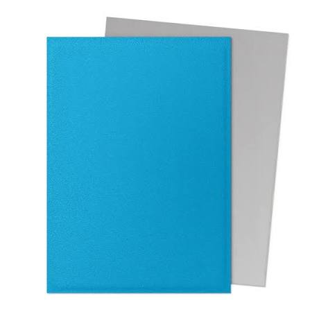 Dragon Shield Card Sleeves: Standard Size Dual Matte, 100ct - Sky Blue and Silver