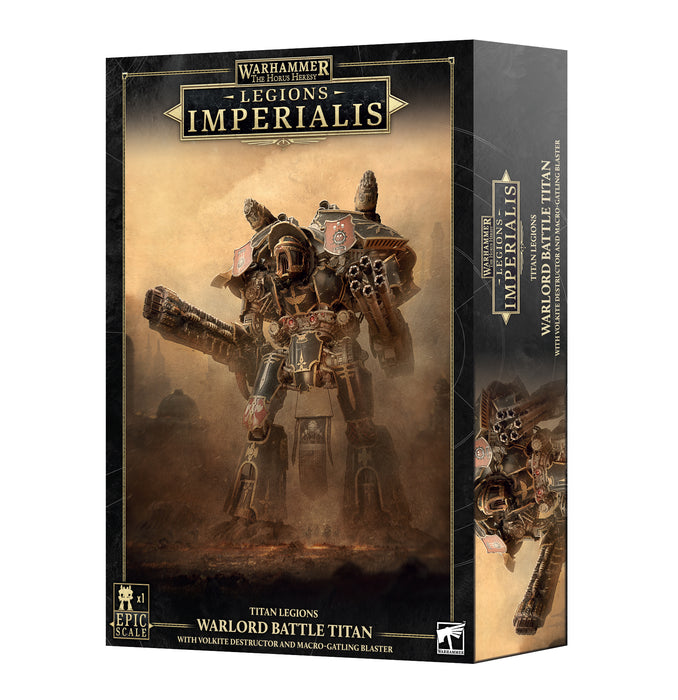 PRE ORDER | The Horus Heresy - Legion Imperialis: Warlord Titan with Volkite Destructor and Macro-Gatling Blaster
