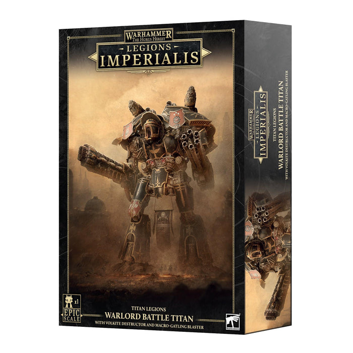 PRE ORDER | The Horus Heresy - Legion Imperialis: Warlord Titan with Volkite Destructor and Macro-Gatling Blaster