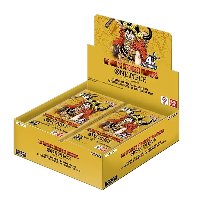 One Piece Card Game: OP-17 The World's Strongest Warriors Booster Box (24 Packs)