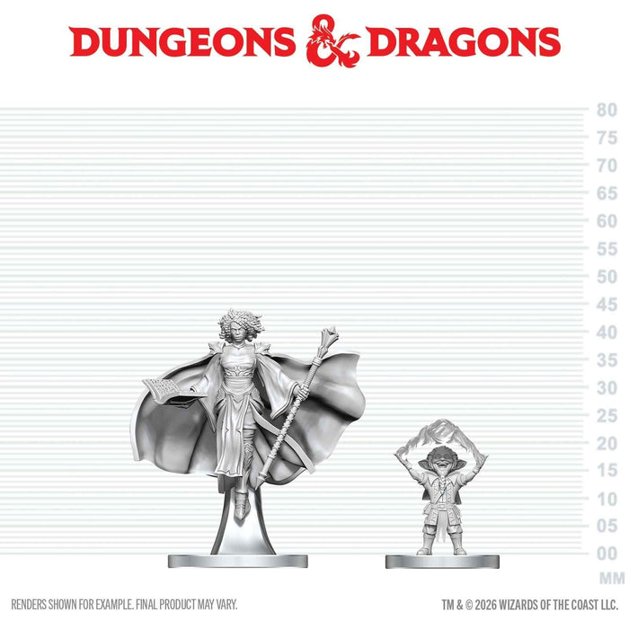 D&D Nolzur's Marvelous Miniatures: Wave 29 - Gnome Warlock & Aasimar Wizard