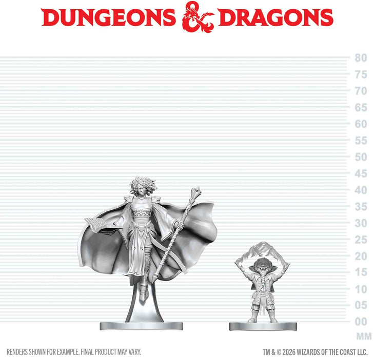 D&D Nolzur's Marvelous Miniatures: Wave 29 - Gnome Warlock & Aasimar Wizard