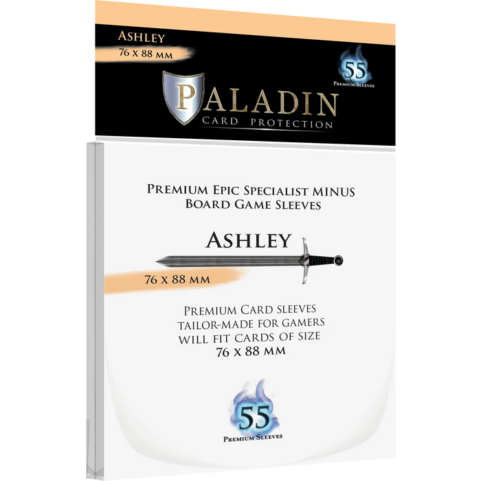 Paladin Sleeves: Ashley 76 x 88mm, 55ct