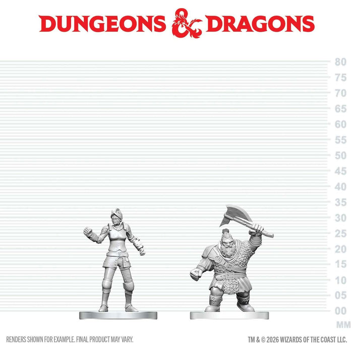 D&D Nolzur's Marvelous Miniatures: Wave 29 - Cultist of Bane & Dwarf Zhentilar Soldier