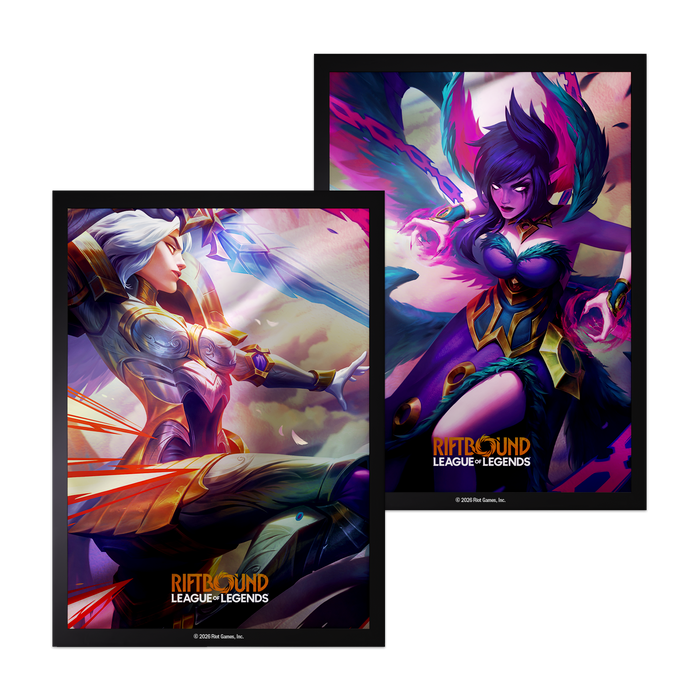 PRE-ORDER | Riftbound League of Legends TCG: Art Card Sleeves - Kayle Vs Morgana (100ct)