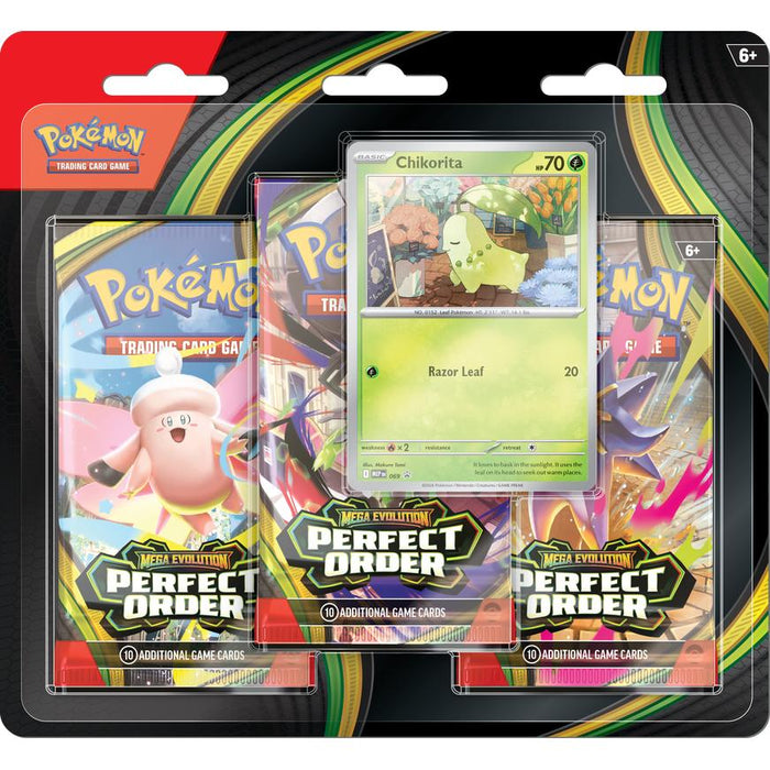 Pokemon Mega Evolution: ME03 Perfect Order - 3-Pack Blister