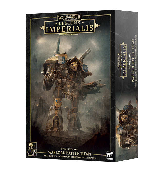 PRE ORDER | The Horus Heresy - Legion Imperialis: Warlord Battle Titan with Quake Cannon and Conversion Beam Extirpator
