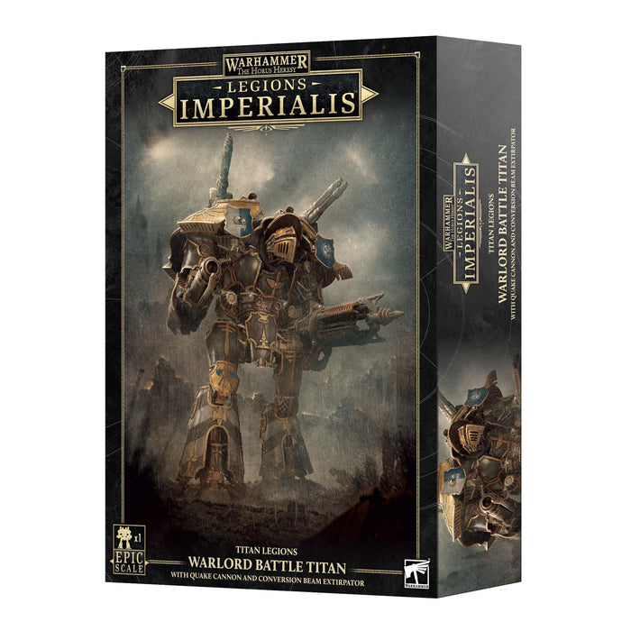 PRE ORDER | The Horus Heresy - Legion Imperialis: Warlord Battle Titan with Quake Cannon and Conversion Beam Extirpator