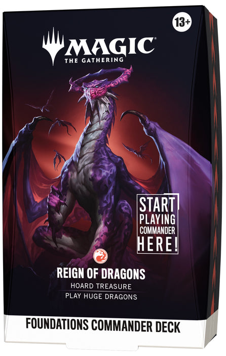 Magic the Gathering: Foundations Commander Deck - Reign of Dragons *LOCAL PICKUP ONLY*