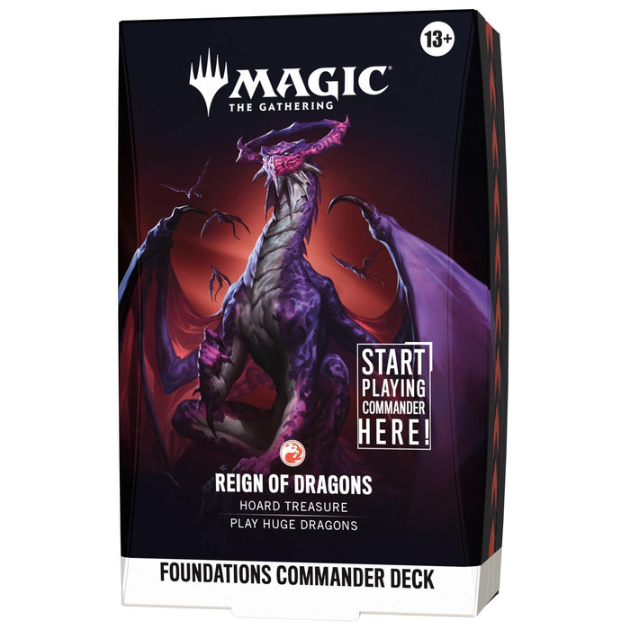 Magic the Gathering: Foundations Commander Deck - Reign of Dragons *LOCAL PICKUP ONLY*