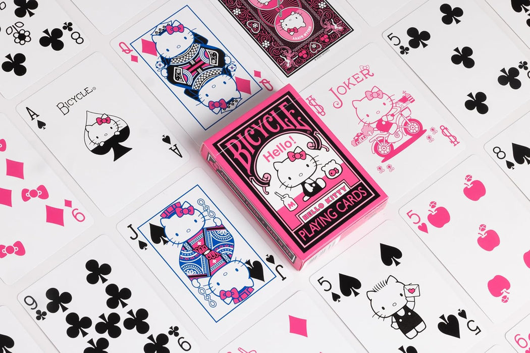 Bicycle Playing Cards: Hello Kitty Black and Pink