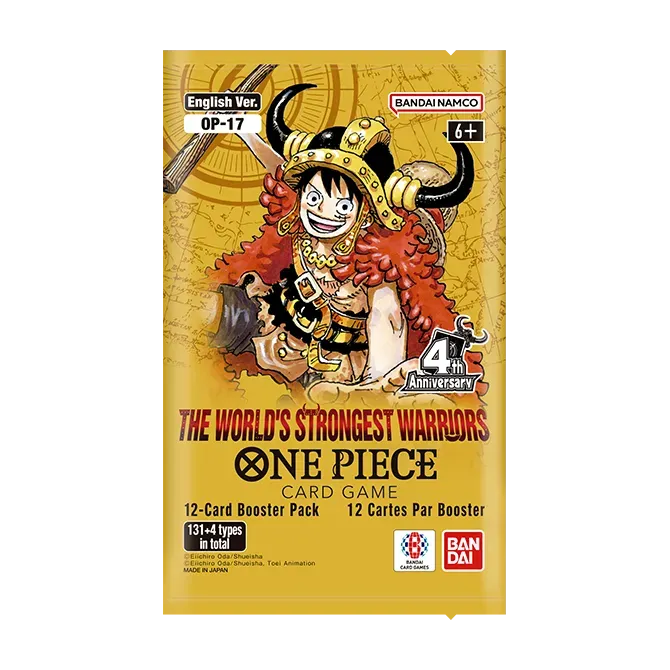 One Piece Card Game: OP-17 The World's Strongest Warriors Booster Box (24 Packs)