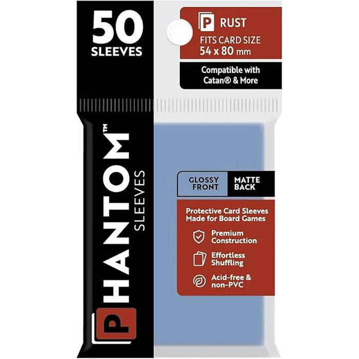 Phantom Sleeves: Rust Size 54mm x 80mm, 50ct - Gloss/Matte
