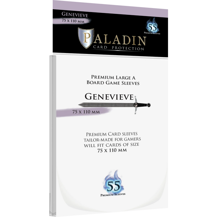 Paladin Sleeves: Genevieve 75 x 110mm, 55ct