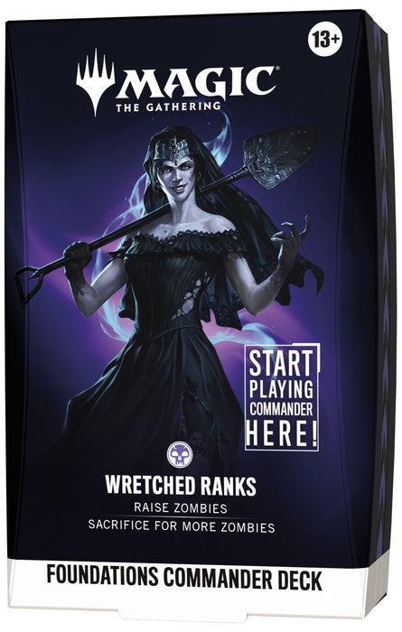 Magic the Gathering: Foundations Commander Deck - Wretched Ranks *LOCAL PICKUP ONLY*