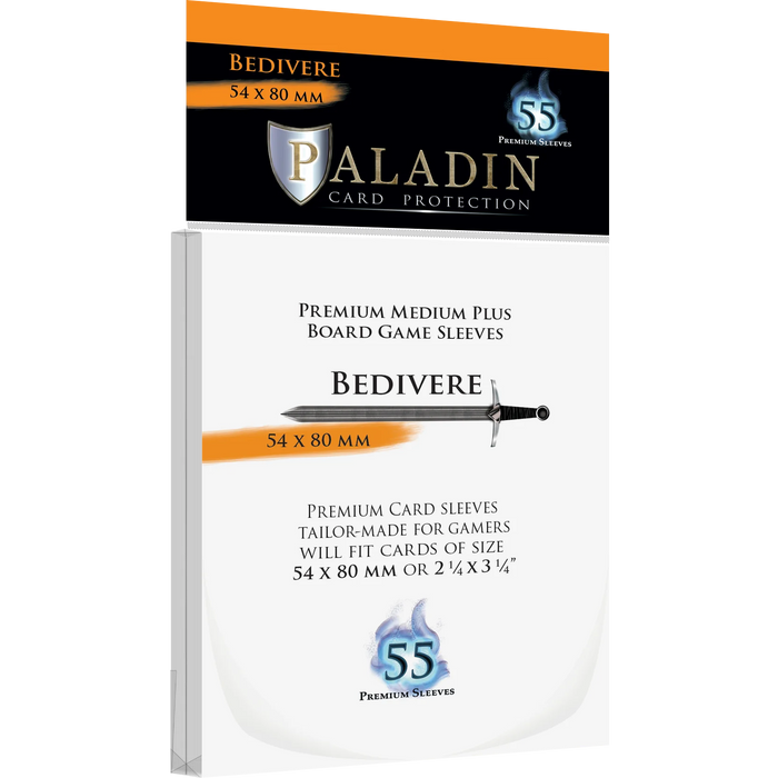 Paladin Sleeves: Bedivere 54 x 80mm, 55ct