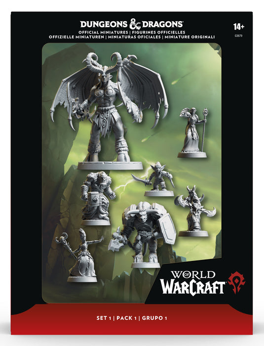 PRE-ORDER | D&D: World of Warcraft Unpainted Miniatures - Horde Pack
